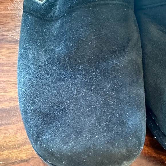 Vintage Chanel black suede mules/clogs 2004 in used condition size 39 - Picture 9 of 14